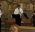 Koncert klarinetového tria v kapli sv. Barbory na Rezku (spontánní akce)